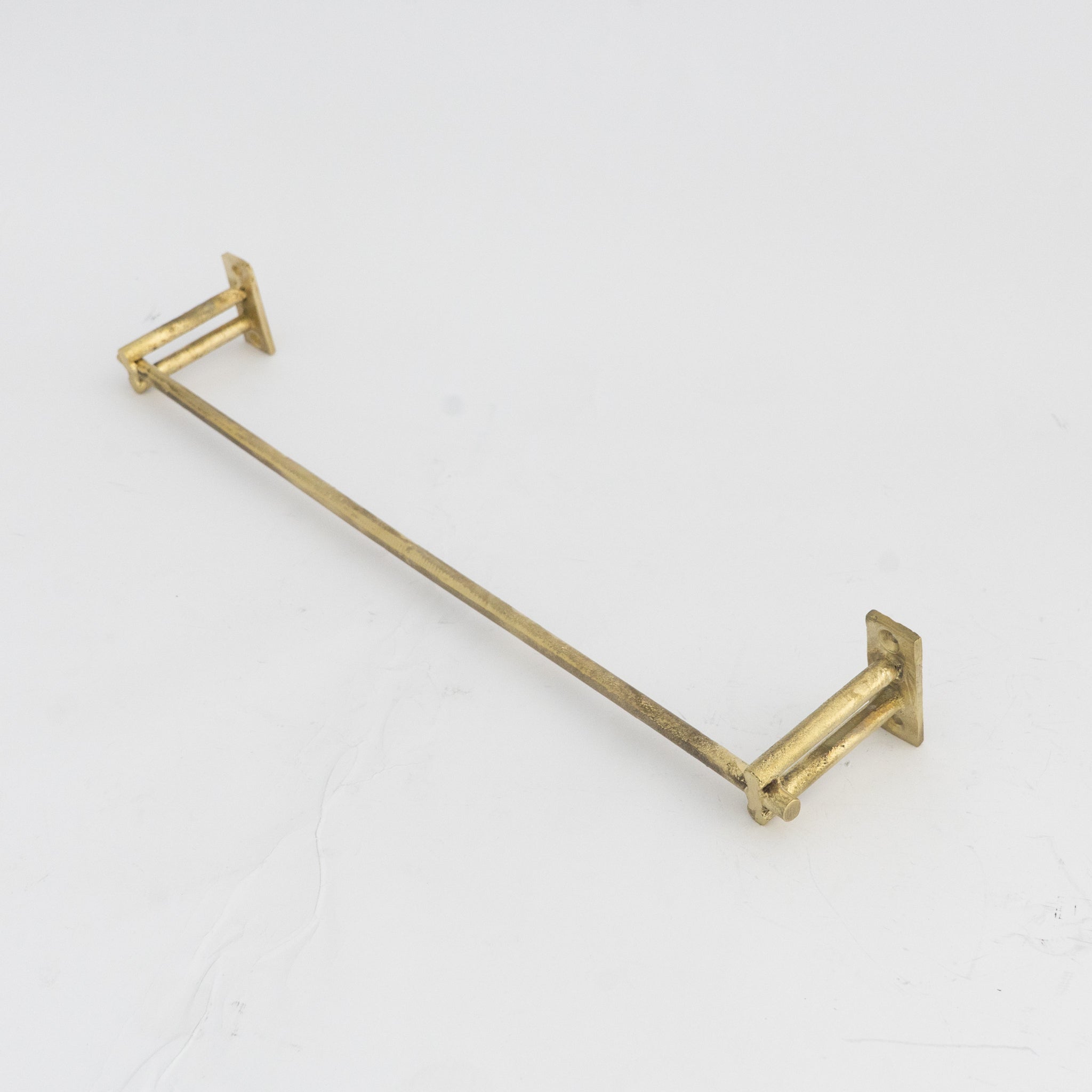 Unfinished Brass Towel Bar Holder | Bathroom Towel Hanger